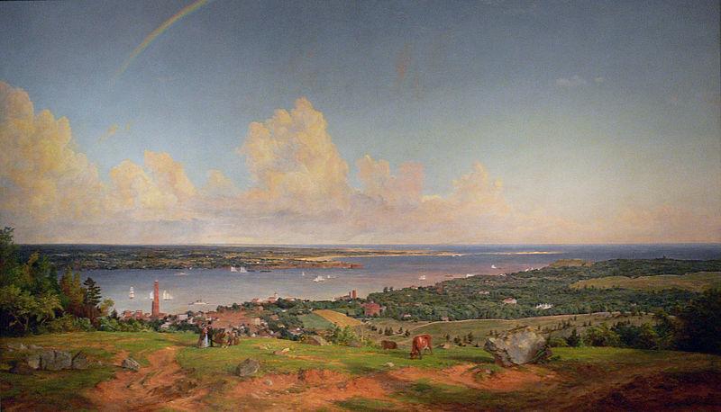 Jasper Francis Cropsey The Narrows from Staten Island oil painting picture